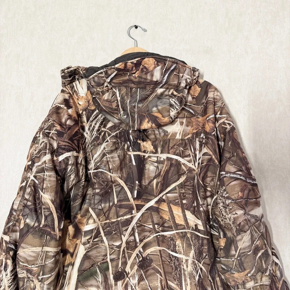 Cabela’s Men’s Dry-Plus Camouflage Full Zip Jacket Hunting Shooting Outdoor L